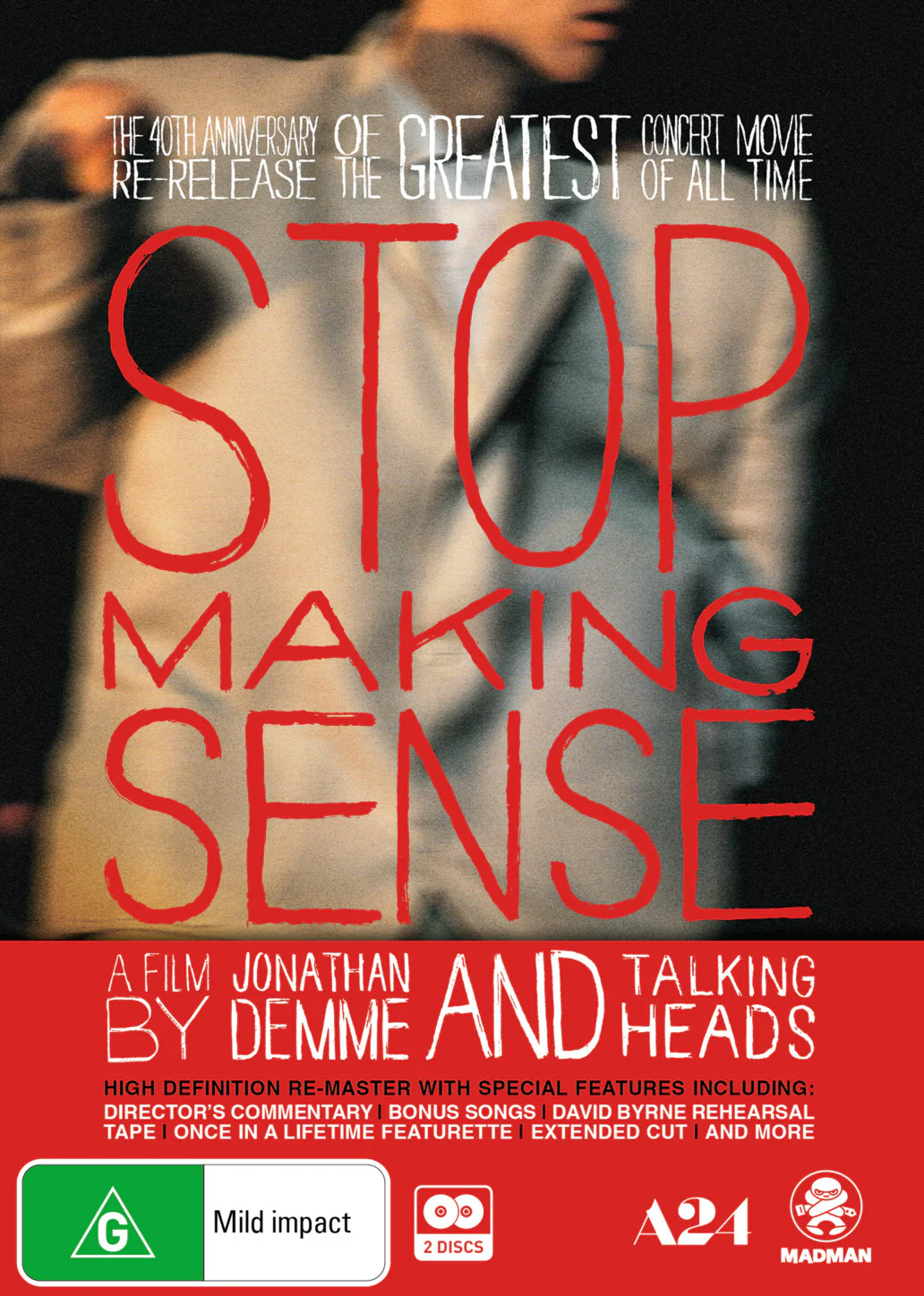 STOP MAKING SENSE - 40TH ANNIVERSARY
